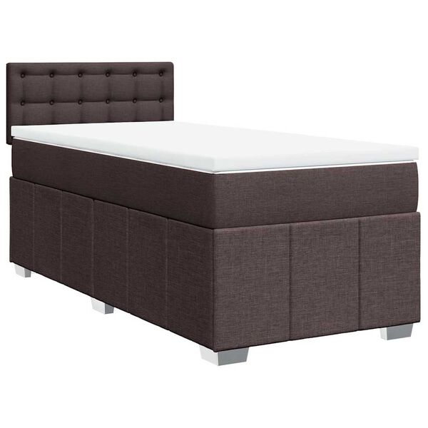 vidaXL &Kappa;&rho;&epsilon;&beta;ά&tau;&iota; Boxspring &mu;&epsilon; &Sigma;&tau;&rho;ώ&mu;&alpha; &Sigma;&kappa;&omicron;ύ&rho;&omicron; &Kappa;&alpha;&phi;έ 90x200 &epsilon;&kappa;. &Upsilon;&phi;&alpha;&sigma;&mu;ά&tau;&iota;&nu;&omicron;