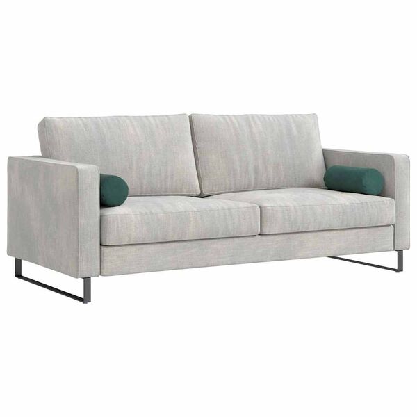 vidaXL Μαξιλάρια Στήριγμα 2 pcs Σκούρο Πράσινο Ø 15 x 40 εκ