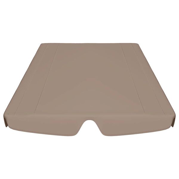 vidaXL Πανί Ανταλλακτικό για Κούνια Κήπου Taupe 188/168 x 145/110 εκ.