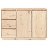 vidaXL Ντουλάπι 111x34x75 εκ. από Μασίφ Ξύλο Πεύκου