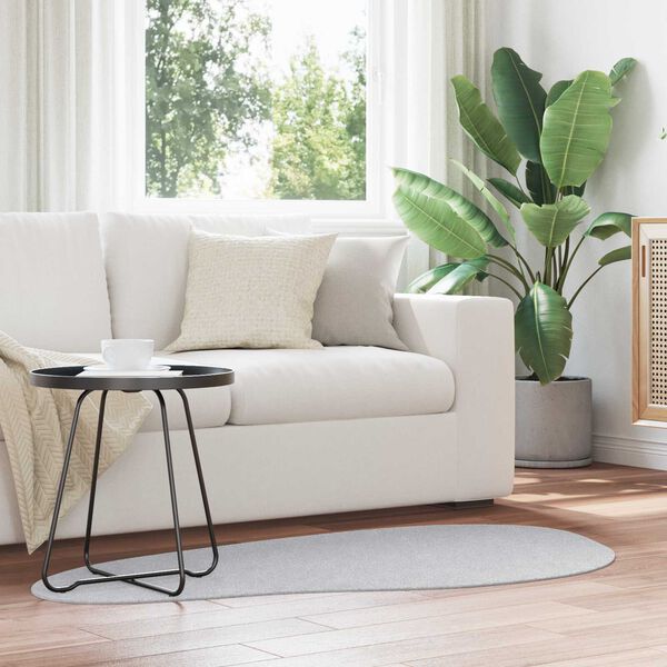 vidaXL Χαλί Γκρι 80 x 150 cm Πολυεστέρας