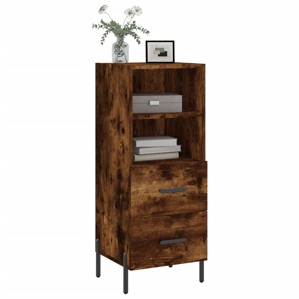 vidaXL Ντουλάπι Καπνιστή Δρυς 34,5 x 34 x 90 εκ. Επεξεργασμένο Ξύλο
