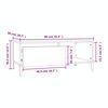 vidaXL Τραπεζάκι Σαλονιού Sonoma Δρυς 90x50x36,5 εκ. Επεξεργασμ. Ξύλο