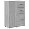 vidaXL Βοηθητικά Ντουλάπια 2 τεμ. Γκρι Sonoma 60x31x84 εκ. Επεξ. Ξύλο