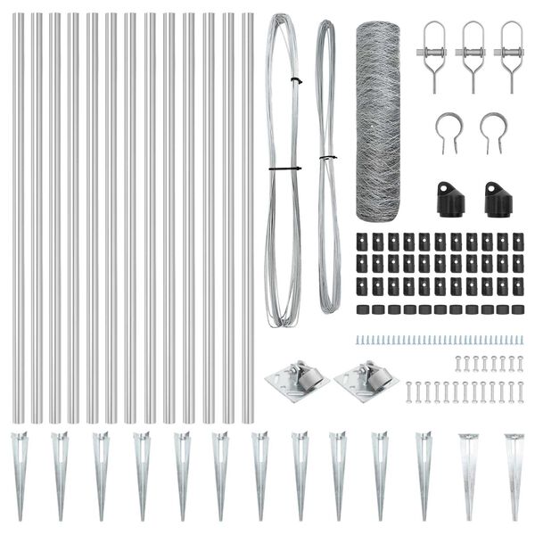 vidaXL &Sigma;&tau;ύ&lambda;&omicron;&sigmaf; &Pi;&epsilon;&rho;&iota;&phi;&rho;ά&xi;&epsilon;&omega;&nu; &Alpha;&sigma;&eta;&mu;ί 25 x 1 &mu; (36 mm &pi;&lambda;έ&gamma;&mu;&alpha;) &Alpha;&tau;&sigma;ά&lambda;&iota;