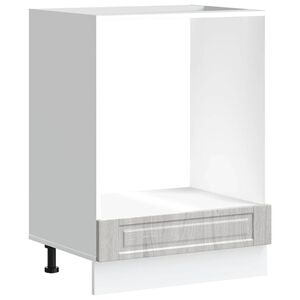 vidaXL Ντουλάπι φούρνου Porto Γκρι Sonoma Επεξεργασμένο ξύλο