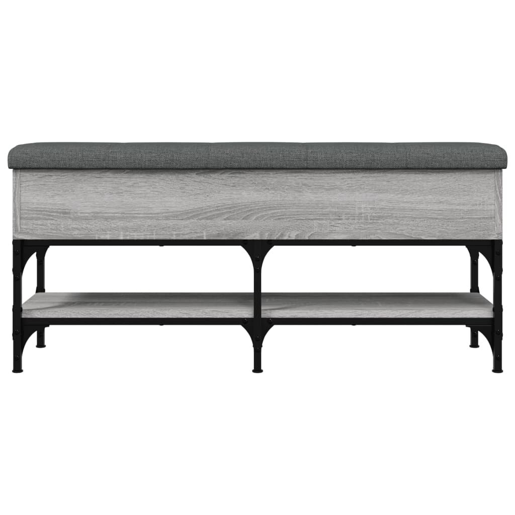 vidaXL Παπουτσοθήκη Γκρι Sonoma 102x32x45εκ. από Επεξεργασμένο Ξύλο
