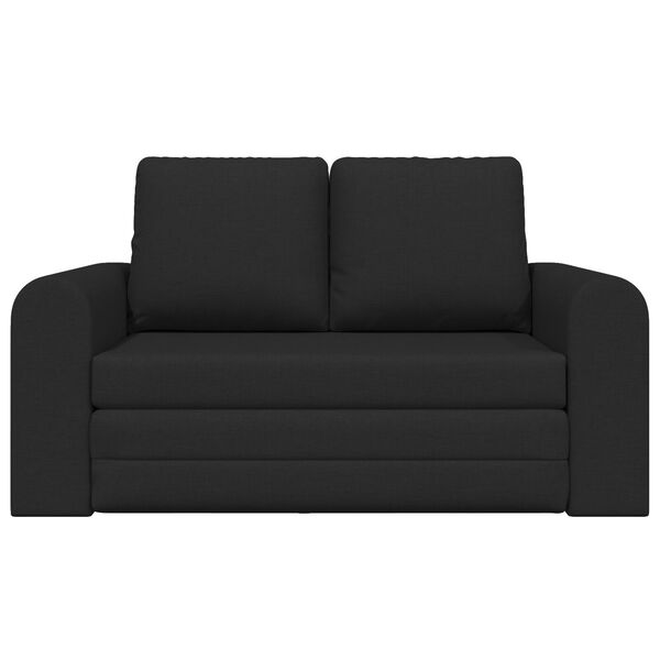 vidaXL Καναπές Κρεβάτι 2 σε 1 Μαύρος 148x71x83 εκ.