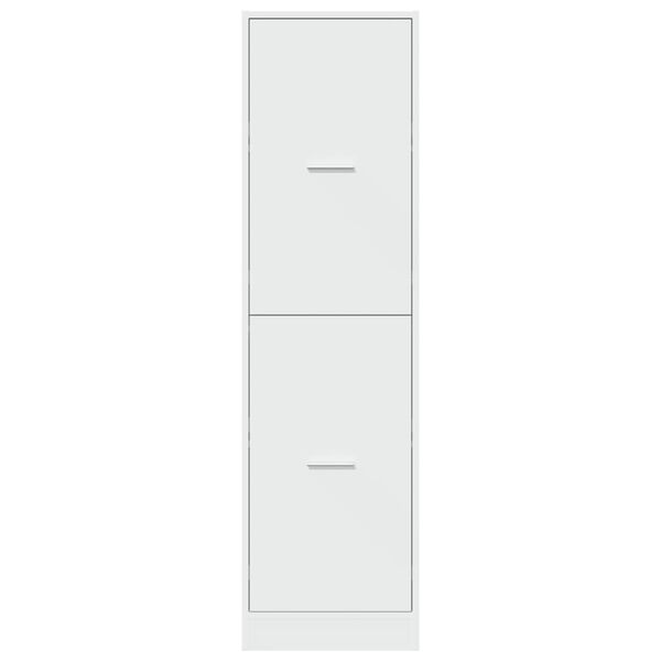 vidaXL Συρταριέρα Γενικής Χρήσης Λευκή 40 x 41 x 144,5 εκ. Επεξ. Ξύλο