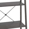 vidaXL Ραφιέρα Όρθια 4 Επιπέδων Μαύρη 56 x 35 x 140 εκ.
