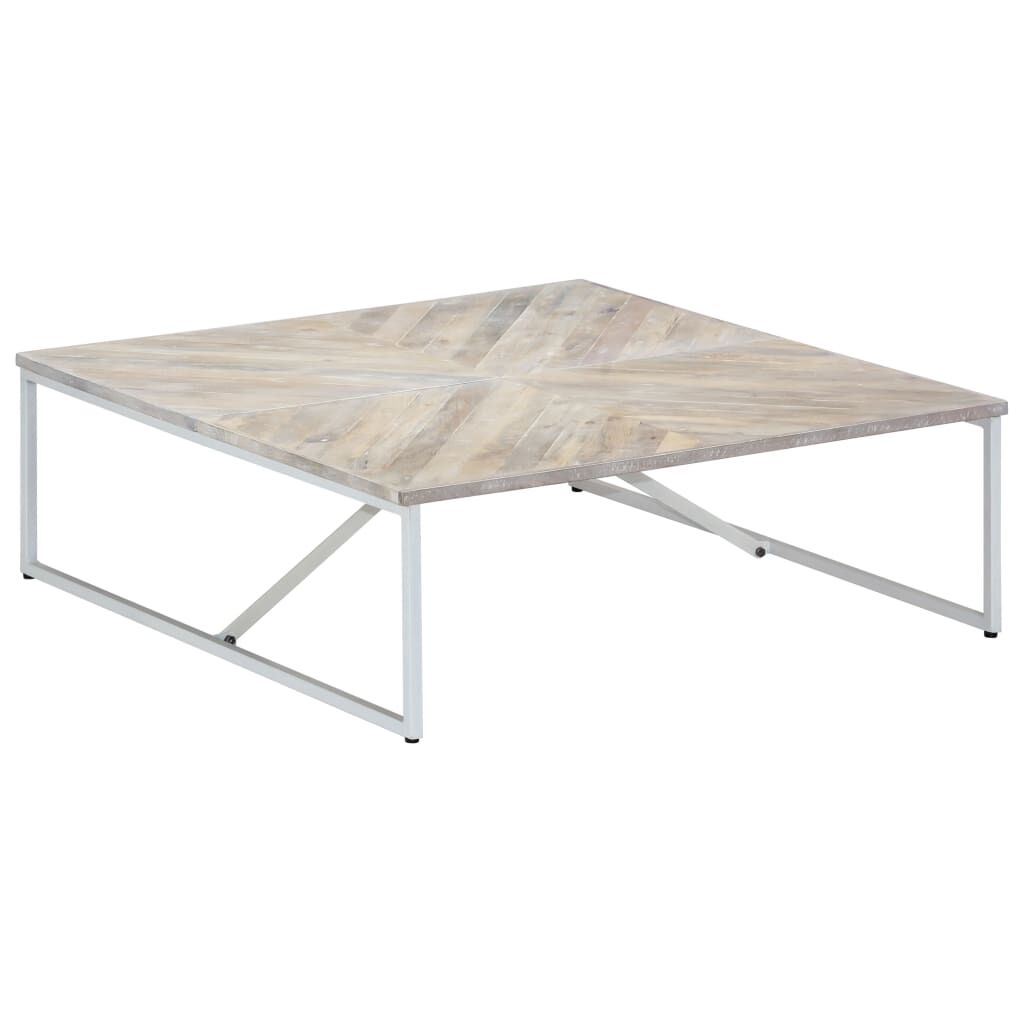 vidaXL Τραπεζάκι Σαλονιού 110 x 110 x 36 εκ. από Μασίφ Ξύλο Μάνγκο