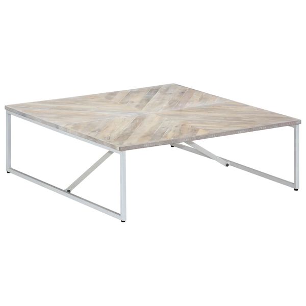 vidaXL Τραπεζάκι Σαλονιού 110 x 110 x 36 εκ. από Μασίφ Ξύλο Μάνγκο
