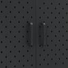 vidaXL Ντουλάπι Μαύρο 80 x 35 x 100 εκ. από Ατσάλι