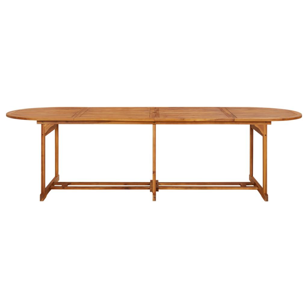 vidaXL Σετ Τραπεζαρίας Κήπου 13 Τεμαχίων 280x90x75 εκ. Μασίφ Ακακία
