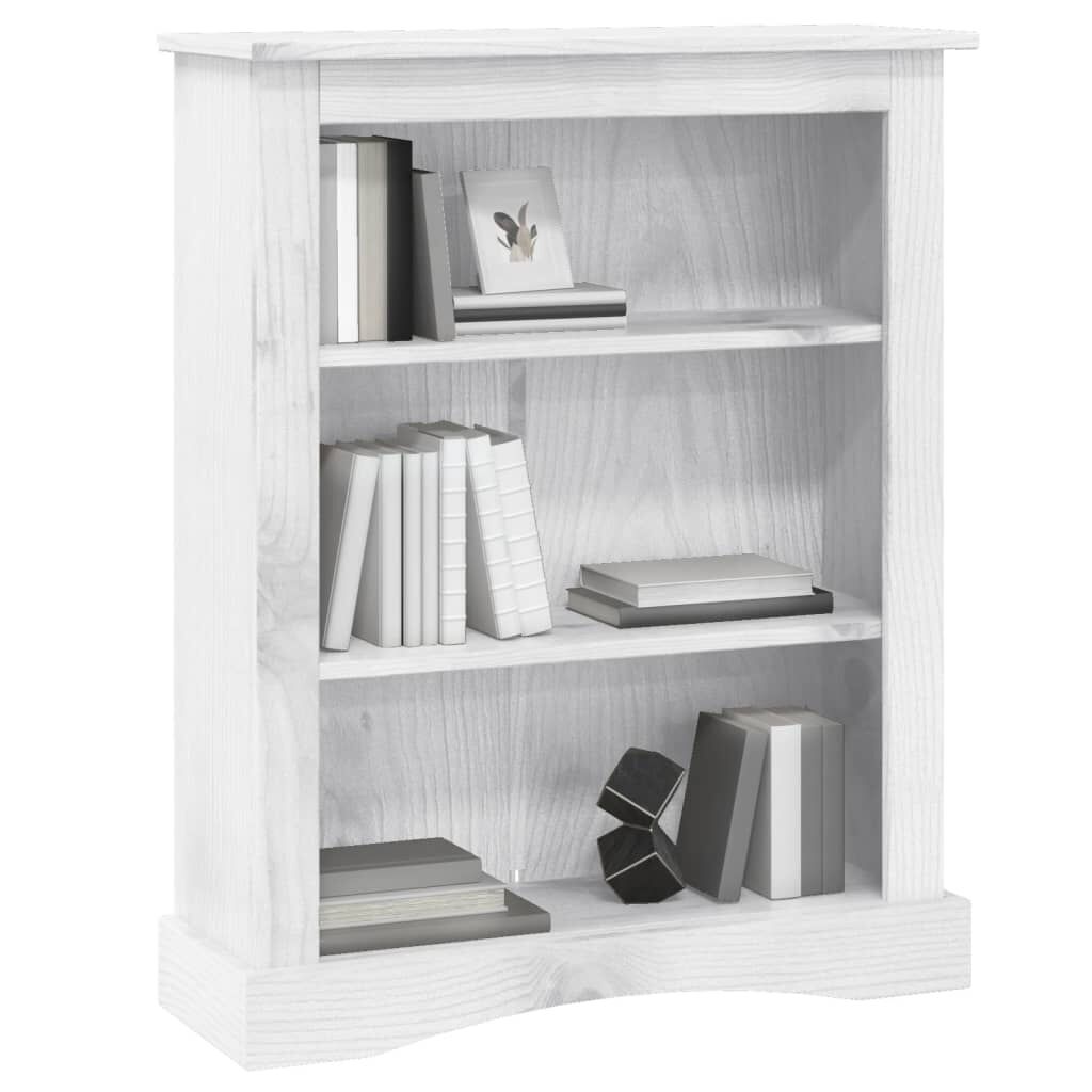 vidaXL Βιβλιοθήκη 30 Επ. Μεξικ. Στιλ Corona Λευκό 81x29x150 εκ.