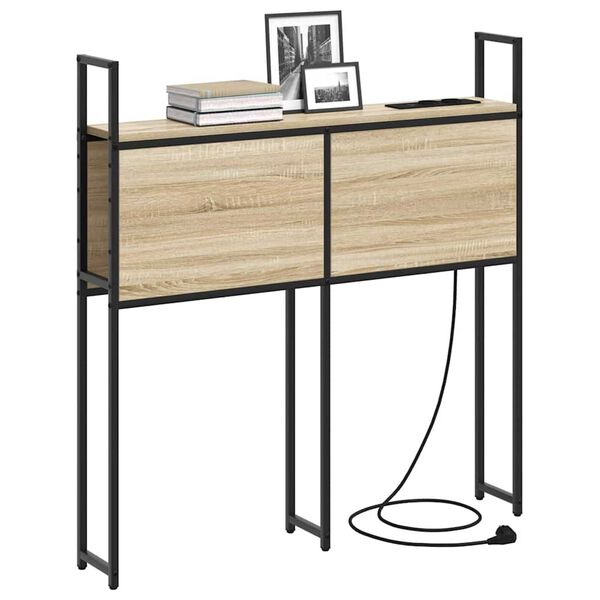 vidaXL Κεφαλάρι Αποθήκης Sonoma Δρυς 75 cm Επεξεργασμένο ξύλο