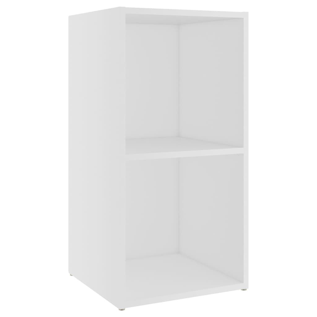 vidaXL Έπιπλα Τηλεόρασης 2 τεμ. Λευκά 72 x 35 x 36,5 εκ. Επεξ. Ξύλο