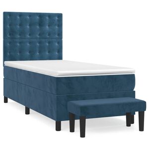 vidaXL &Kappa;&rho;&epsilon;&beta;ά&tau;&iota; Boxspring &mu;&epsilon; &Sigma;&tau;&rho;ώ&mu;&alpha; &Sigma;&kappa;&omicron;ύ&rho;&omicron; &Mu;&pi;&lambda;&epsilon; 80 x 200 &epsilon;&kappa;. &Beta;&epsilon;&lambda;&omicron;ύ&delta;&iota;&nu;&omicron;