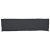 vidaXL Σετ Μαξιλαριών Πάγου 2 pcs Μαύρο 150 x 40 x 8 εκ. ύφασμα