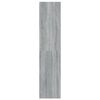 vidaXL Βιβλιοθήκη/Διαχωριστικό Χώρου Γκρι Sonoma 40x30x135 εκ.
