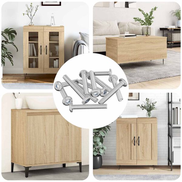 vidaXL &Beta;ί&delta;&alpha; &kappa;&lambda;&epsilon;&iota;&delta;ώ&mu;&alpha;&tau;&omicron;&sigmaf; &Mu;&omicron;&nu;ό&chi;&rho;&omega;&mu;&omicron; 2514 pcs &Alpha;&sigma;&eta;&mu;ί &Alpha;&tau;&sigma;ά&lambda;&iota;