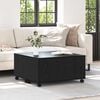 vidaXL Τραπεζάκι σαλονιού Μαύρη δρυς 75 x 75 x 38 cm
