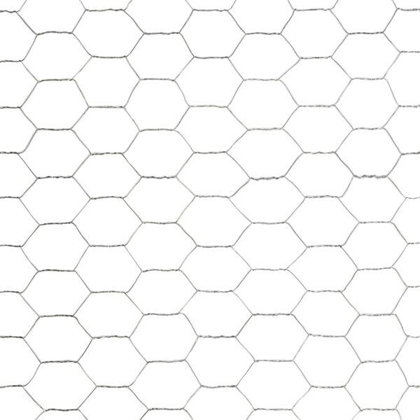 vidaXL Συρματόπλεγμα Κοτετσόσυρμα Ασημί 25 x 1,5 μ. Γαλβαν. Ατσάλι