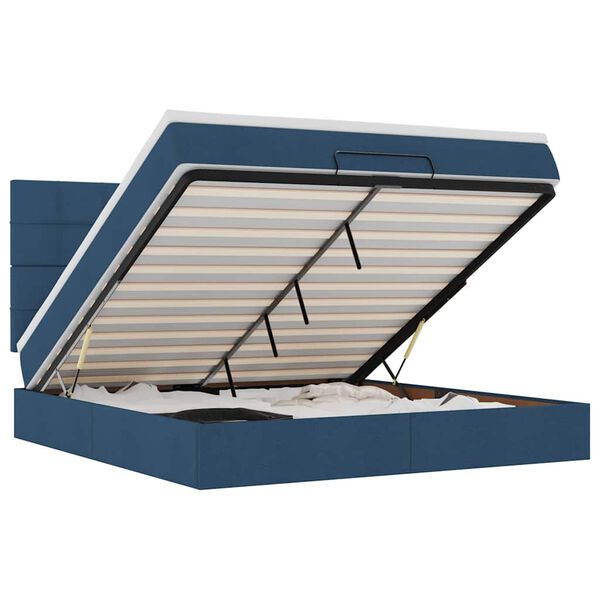 vidaXL &Omicron;&theta;&omega;&mu;&alpha;&nu;&iota;&kappa;ό &kappa;&rho;&epsilon;&beta;ά&tau;&iota; &mu;&epsilon; &sigma;&tau;&rho;ώ&mu;&alpha; &mu;&pi;&lambda;&epsilon; 180x200cm ύ&phi;&alpha;&sigma;&mu;&alpha;