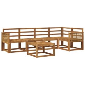 vidaXL &Sigma;&epsilon;&iota;&rho;ά &Kappa;&alpha;&nu;&alpha;&pi;έ &Epsilon;&xi;&omega;&tau;&epsilon;&rho;&iota;&kappa;&omicron;ύ 6 pcs &Phi;&upsilon;&sigma;&iota;&kappa;ό &Sigma;&tau;&epsilon;&rho;&epsilon;ό &Xi;ύ&lambda;&omicron; &Alpha;&kappa;&alpha;&kappa;ί&alpha;&sigmaf;