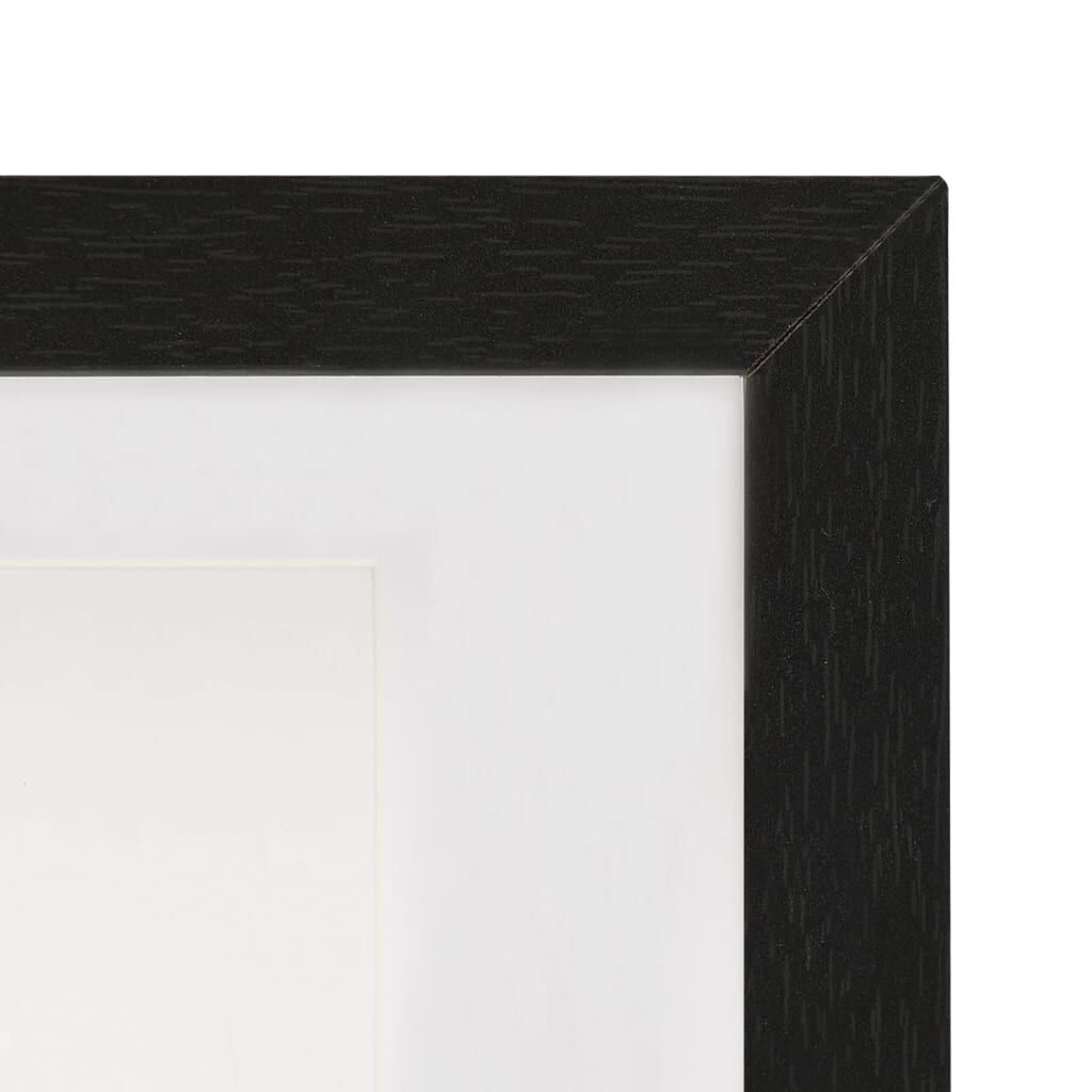 vidaXL Κορνίζες 3D 3 τεμ. Μαύρο 23 x 23 εκ. για Φωτογραφίες 13 x 13 εκ