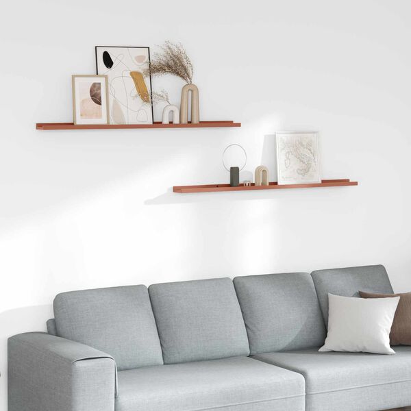 vidaXL &Rho;ά&phi;&iota; &Tau;&omicron;ί&chi;&omicron;&upsilon; 2 pcs &Kappa;ό&kappa;&kappa;&iota;&nu;&omicron; 115 x 9 x 3 cm &Epsilon;&pi;&epsilon;&xi;&epsilon;&rho;&gamma;&alpha;&sigma;&mu;έ&nu;&omicron; &xi;ύ&lambda;&omicron;