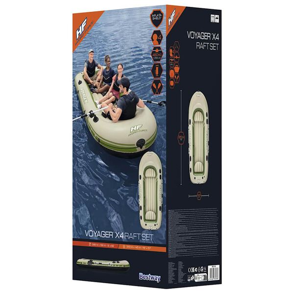 Best Way Φουσκωτή σχεδία Μπεζ 145 x 350 x 46 εκ PVC