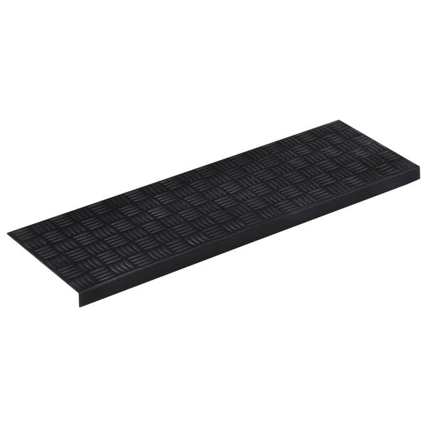 vidaXL Πατάκια Σκάλας 10 τεμ. 25 x 75 εκ. από Καουτσούκ