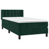 vidaXL &Kappa;&rho;&epsilon;&beta;ά&tau;&iota; Boxspring &mu;&epsilon; &Sigma;&tau;&rho;ώ&mu;&alpha; &Sigma;&kappa;&omicron;ύ&rho;&omicron; &Pi;&rho;ά&sigma;&iota;&nu;&omicron; 90x200 &epsilon;&kappa;. &Beta;&epsilon;&lambda;&omicron;ύ&delta;&iota;&nu;&omicron;