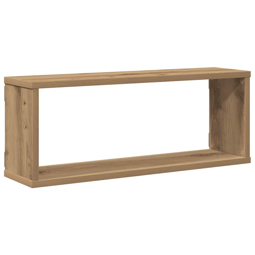 vidaXL Ράφια κύβων τοίχου 4 τεμάχια Artisan Oak Κατασκευασμένο ξύλο