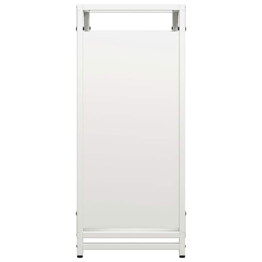 vidaXL Ράφι Καυσόξυλων Μαύρο 44x28x65 εκ. Χάλυβας ψυχρής έλασης