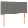 vidaXL Κρεβάτι Boxspring με Στρώμα Σκούρο Γκρι 80x200 εκ. Υφασμάτινο