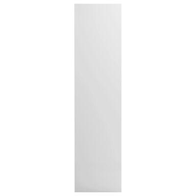 vidaXL Ντουλάπα Γυαλιστερό Λευκό 50 x 50 x 200 εκ. από Μοριοσανίδα