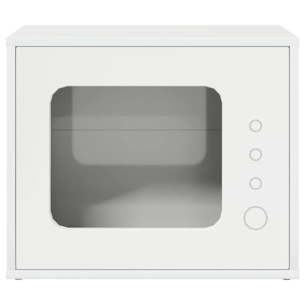 vidaXL &Sigma;&pi;ί&tau;&iota; &Gamma;ά&tau;&alpha;&sigmaf; &Lambda;&alpha;&mu;&pi;&epsilon;&rho;ό &Lambda;&epsilon;&upsilon;&kappa;ό 51 x 30 x 42,5 &epsilon;&kappa; &Epsilon;&pi;&epsilon;&xi;&epsilon;&rho;&gamma;&alpha;&sigma;&mu;έ&nu;&omicron; &xi;ύ&lambda;&omicron;