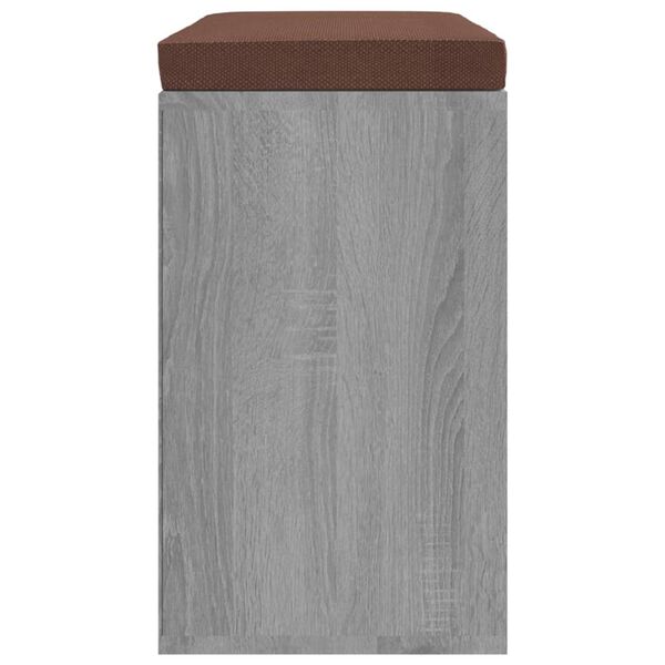 vidaXL Παπουτσοθήκη Γκρι Sonoma 103x30x48 εκ. από Επεξεργασμένο Ξύλο