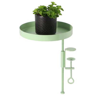 Esschert Design Δίσκος Φυτών με Σφιγκτήρα Στρογγυλός Πράσινος M