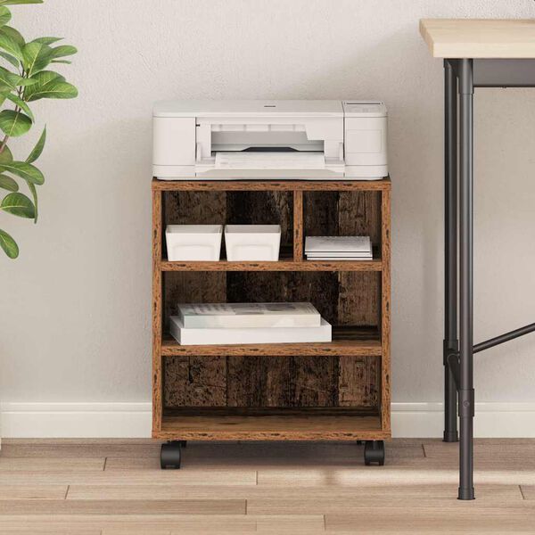 vidaXL Σταντ Εκτυπωτή Παλαιό ξύλο 41 x 32 x 48 εκ. Επεξεργασμένο ξύλο