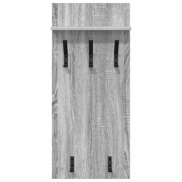 vidaXL Τοίχου Κρεμάστρα Γκρι sonoma 90 x 40 x 10 εκ Επεξεργασμένο ξύλο