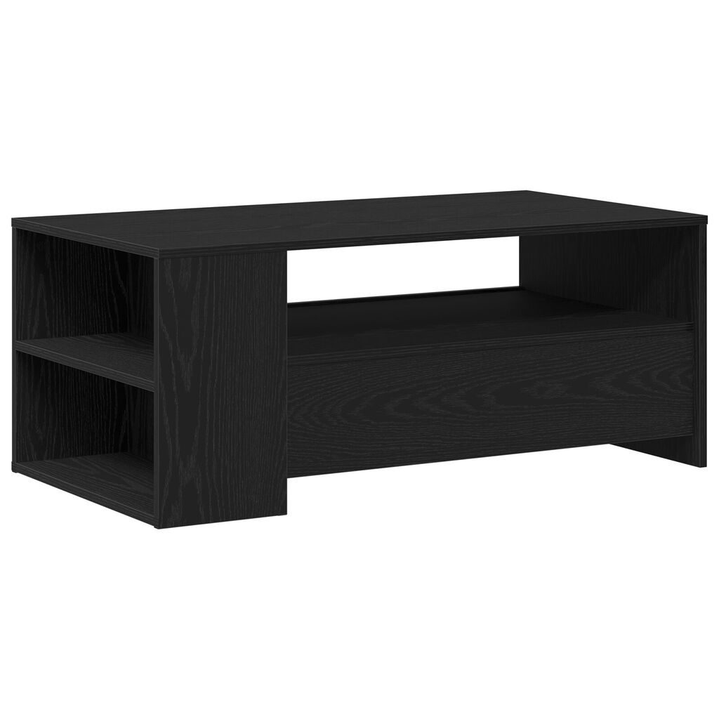 vidaXL Μαύρο Τραπεζάκι Σαλονιού 102x55x43.5 εκ Κατασκευασμένο από Μηχανικά Ξύλα