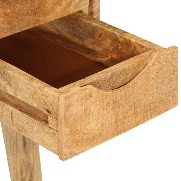 vidaXL Γραφείο με Συρτάρια 110x47x76 εκ. από Μασίφ Ξύλο Μάνγκο