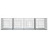 vidaXL Κλουβί Κουνελιών 4 Πάνελ 217x79x54 εκ. από Γαλβανισμένο Σίδερο