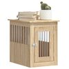 vidaXL Κλουβί Σκύλου Sonoma Δρυς 45 x 62 x 59 εκ. Επεξεργ. Ξύλο