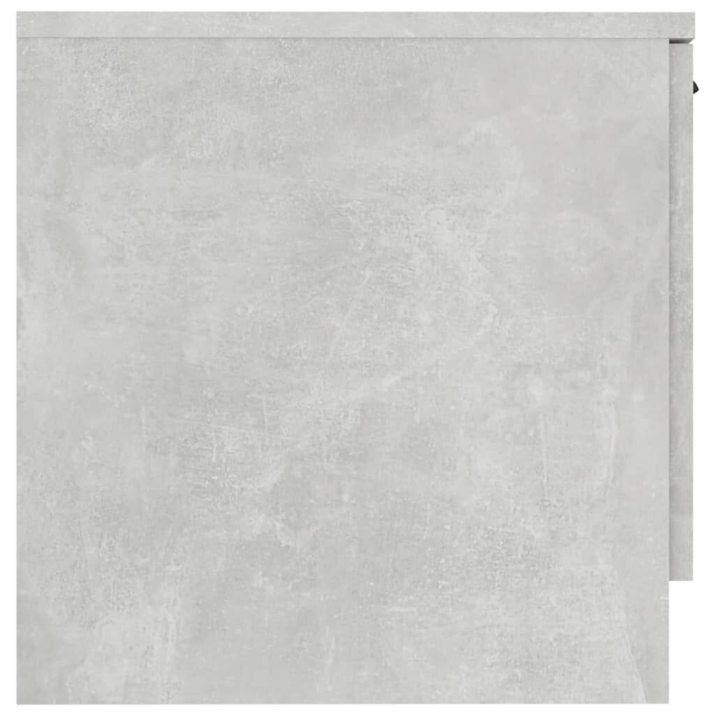 vidaXL Κομοδίνο Γκρι Σκυροδέματος 40 x 39 x 40 εκ.