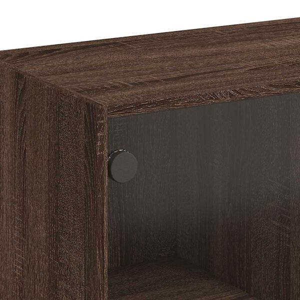 vidaXL Μπουφές Καφέ Δρυς 102x37x75,5 εκ. Επεξεργασμένο Ξύλο