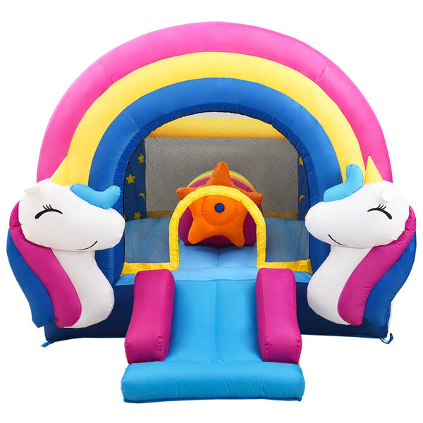 Happy Hop Φουσκωτό Τραμπολίνο με Τσουλήθρα 335 x 265 x 215 εκ. από PVC